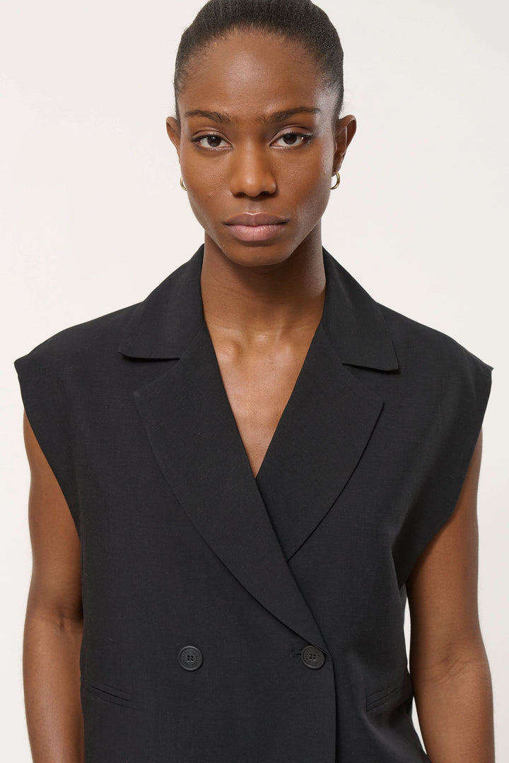 Veste tailleur Loric sans manches