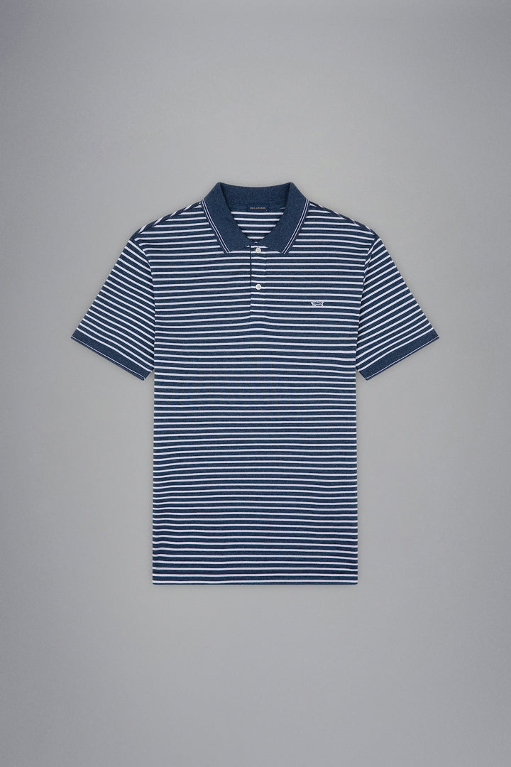 Striped polo shirt