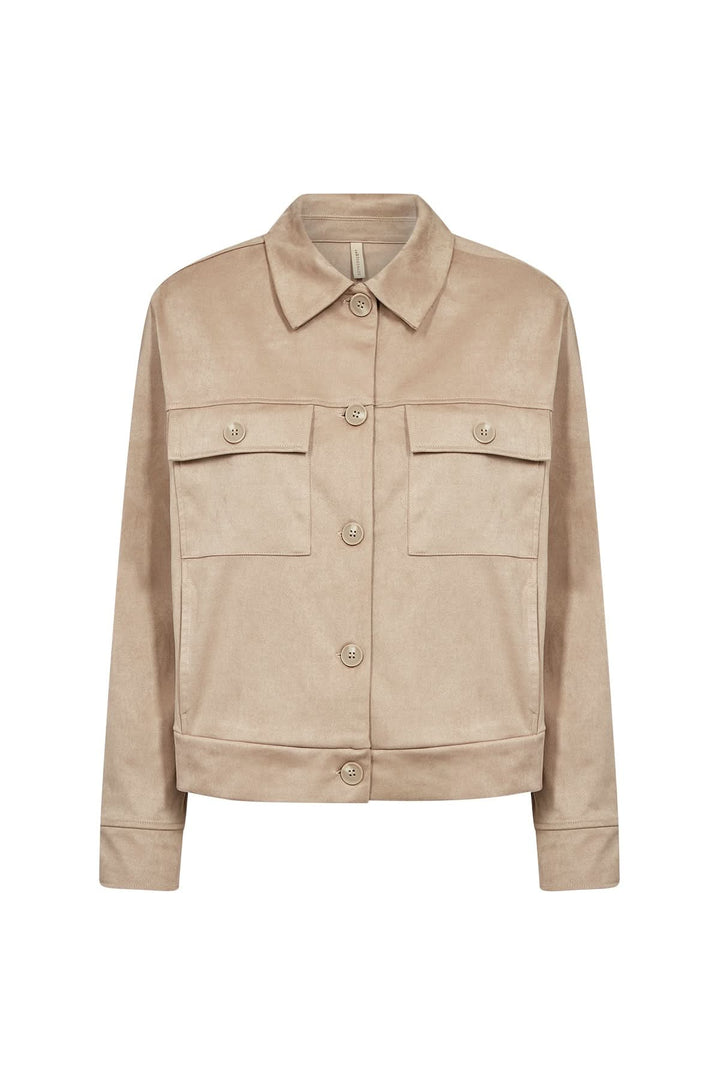 Veste Hudda effet suède à poches plaquées
