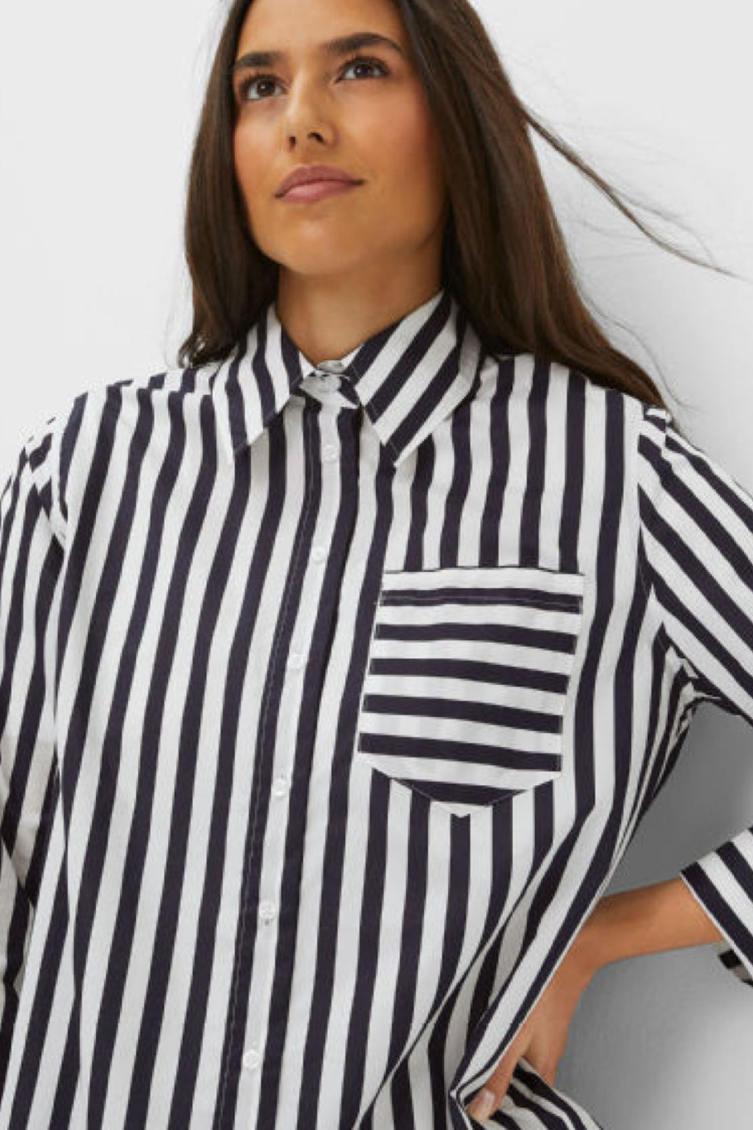 VIKI Striped Blouse