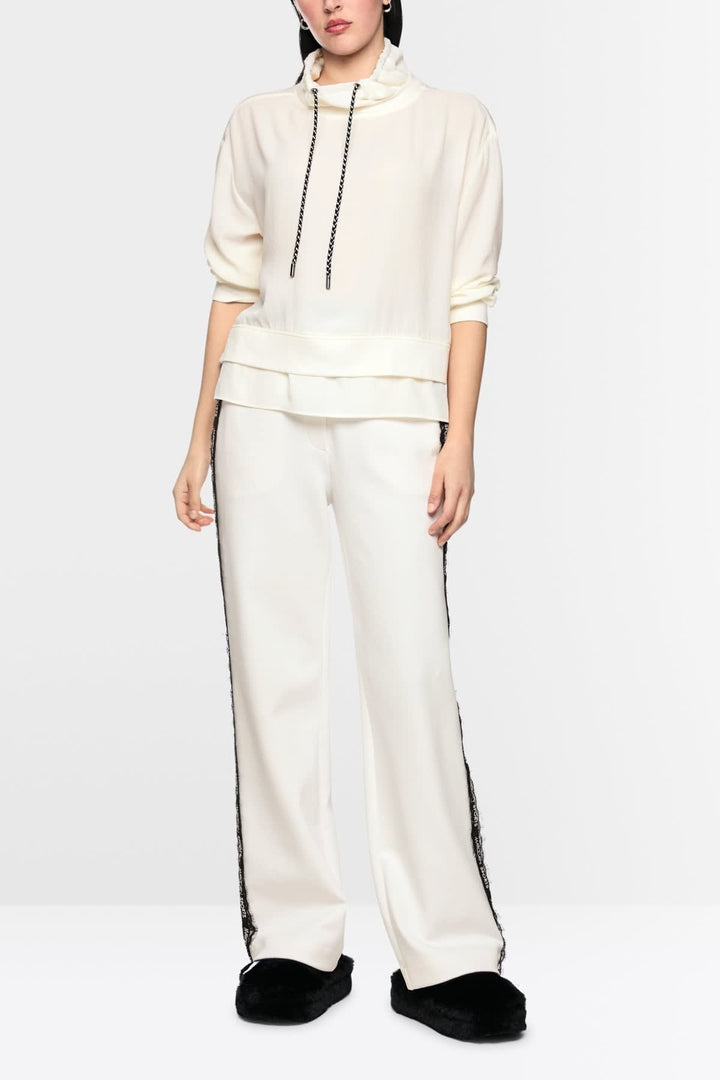 Blouse ample à col avec cordon de serrage pour femme Marc Cain