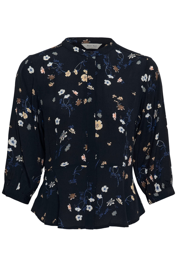 Blouse Constantina fleurie à manches trois-quarts pour femme Part Two
