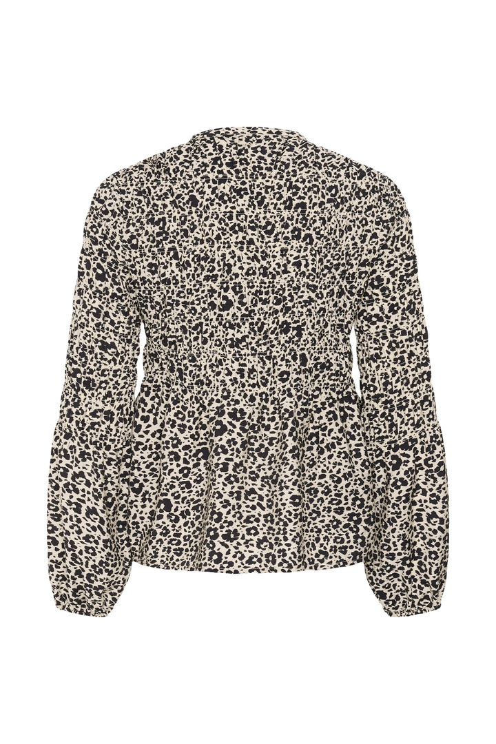 Blouse Siffe imprimée à manches longues pour femme Part Two