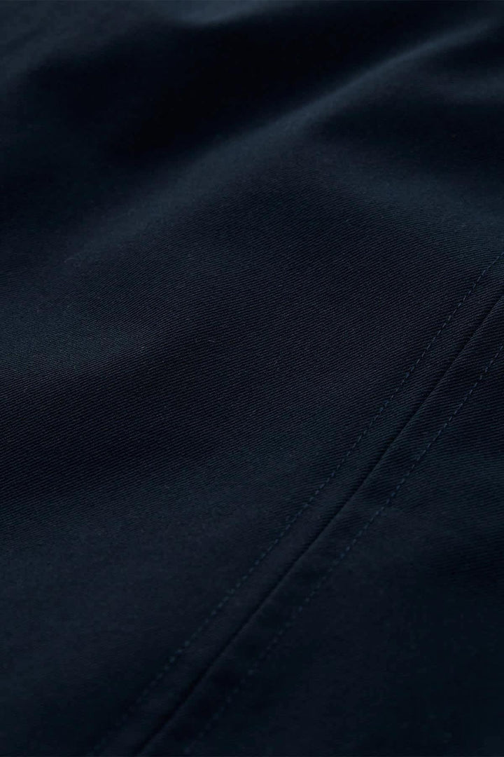 Vue de face blouson Tom Tailor pour homme, bleu clair avec zip contrastant - Valérie Simon