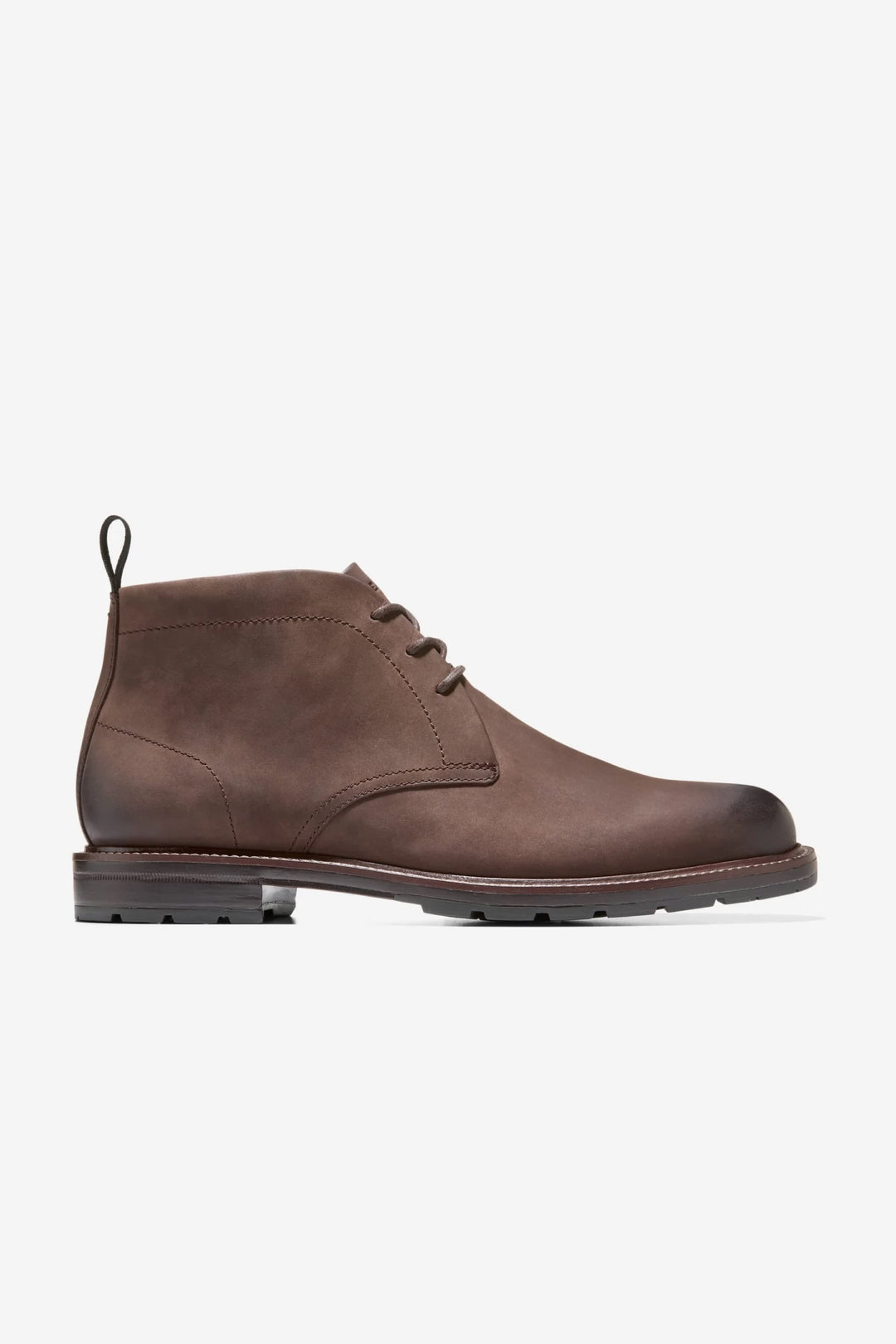 Bottes Chukka en cuir à lacets vue de face pour homme Cole Haan