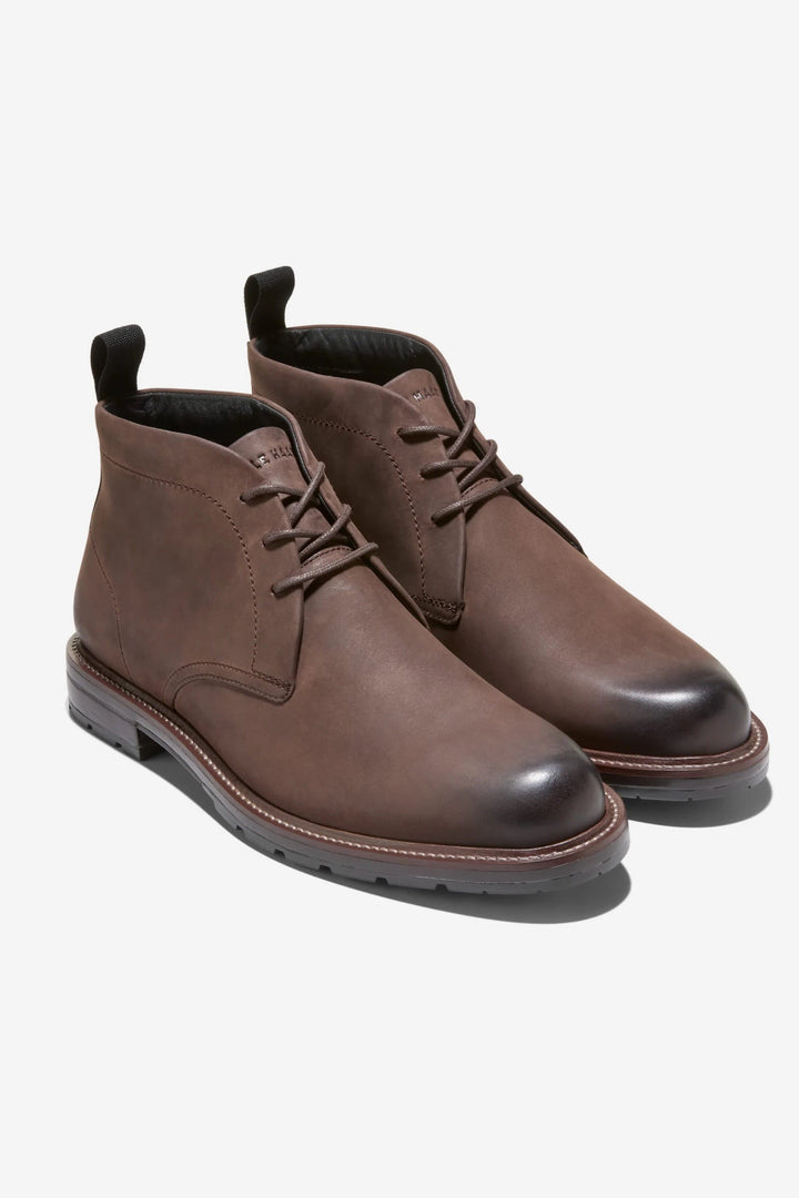 Bottes Chukka en cuir à lacets pour homme Cole Haan