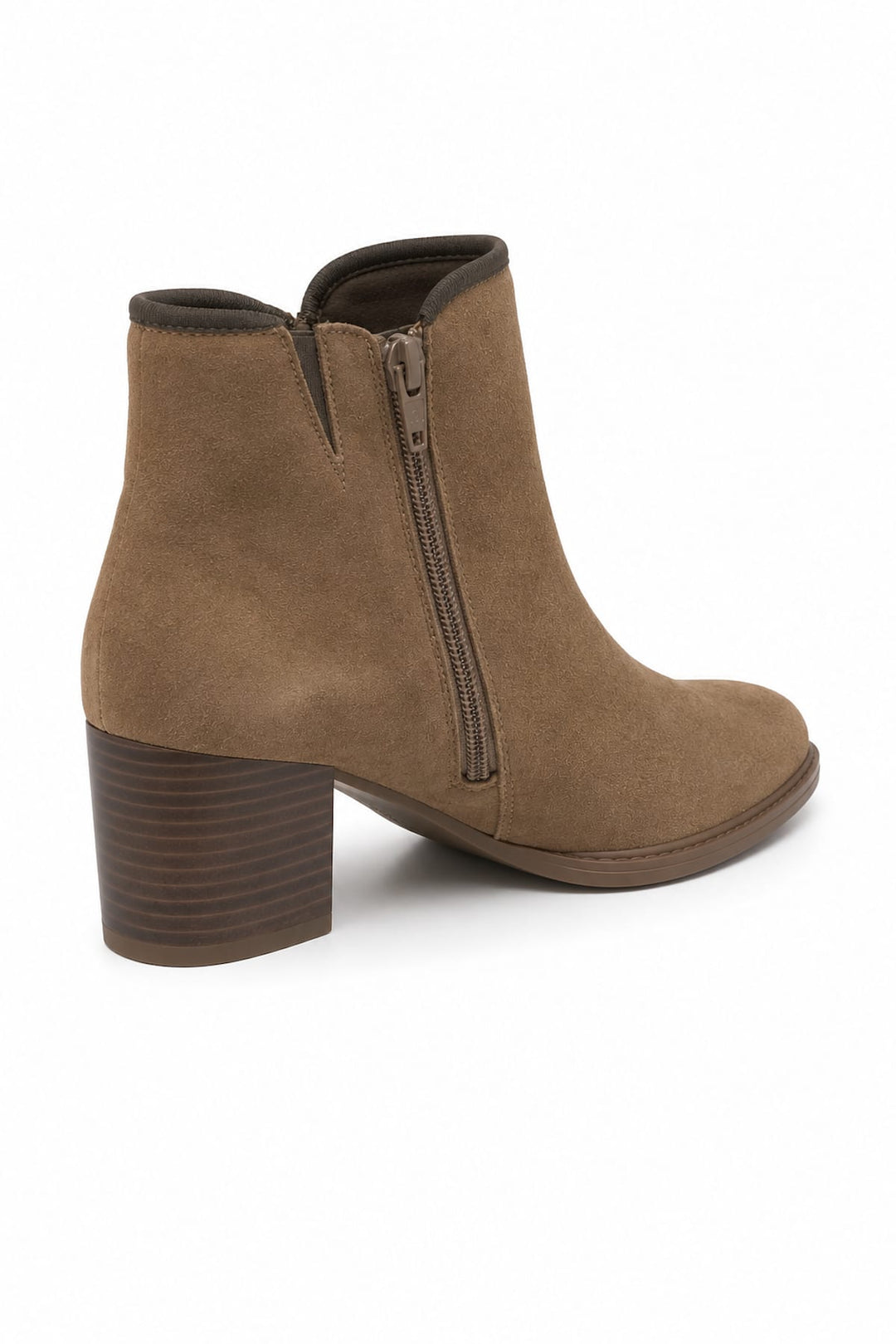 Bottines en suède à talon bloc pour femme Gabor