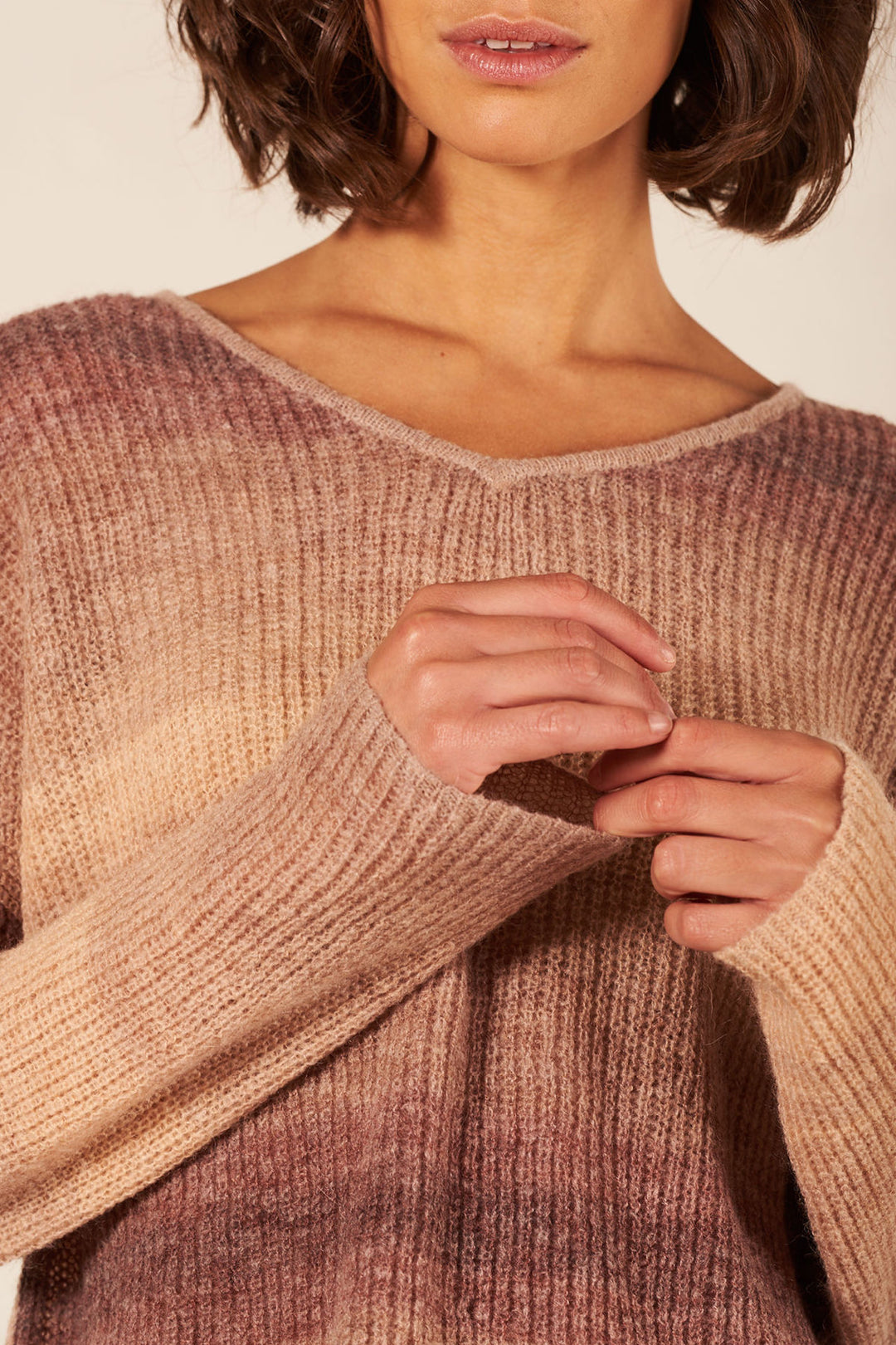 Gradient sweater