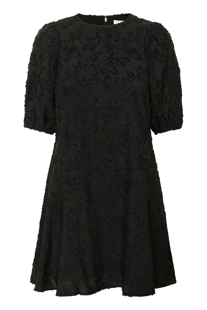 Vilhelmina lace dress with puff sleeves