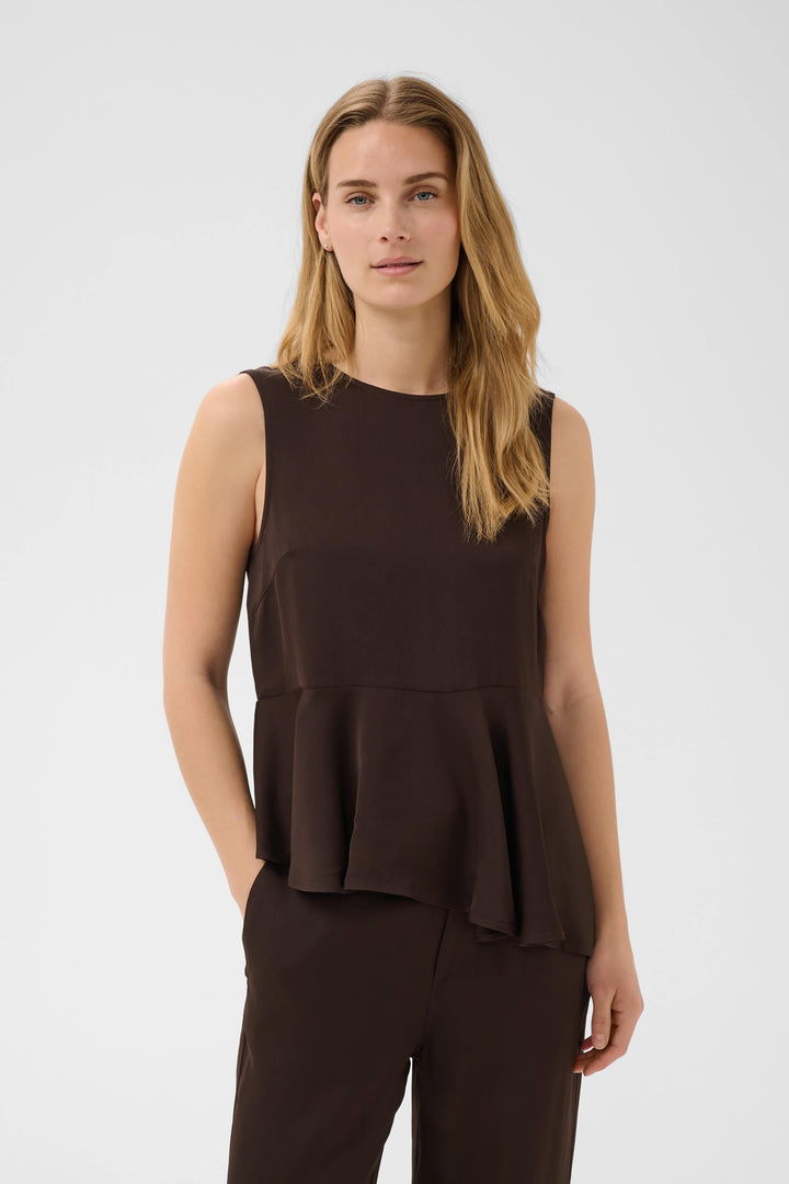 Camisole péplum à col rond Camden pour femme Part Two