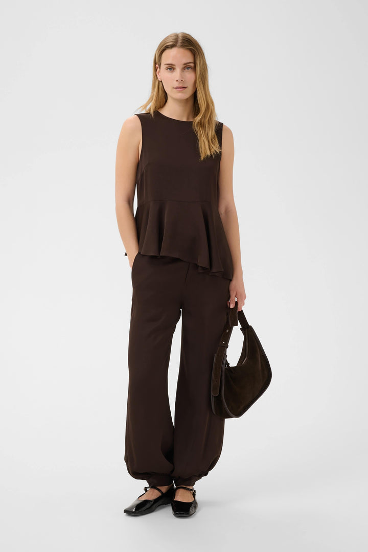 Camisole péplum à col rond Camden pour femme Part Two