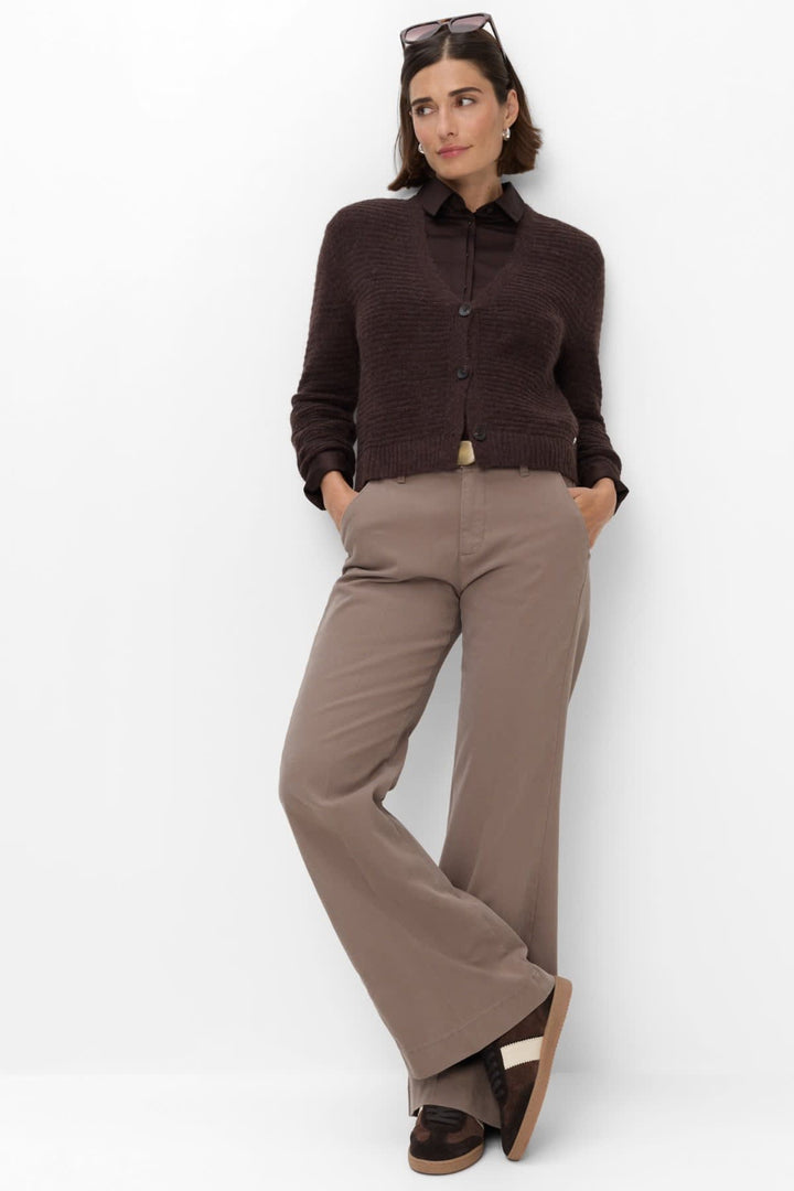 Cardigan Alicia en laine et alpaga vue de face pour femme Brax
