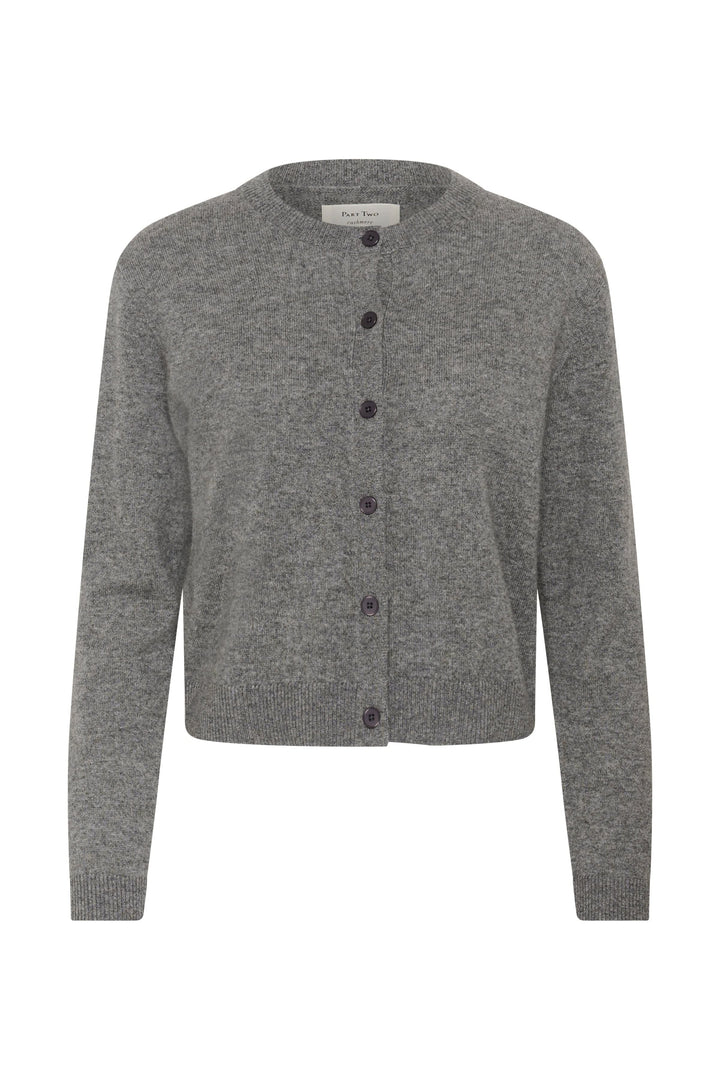 Cardigan Carimi en maille à col rond pour femme Part Two