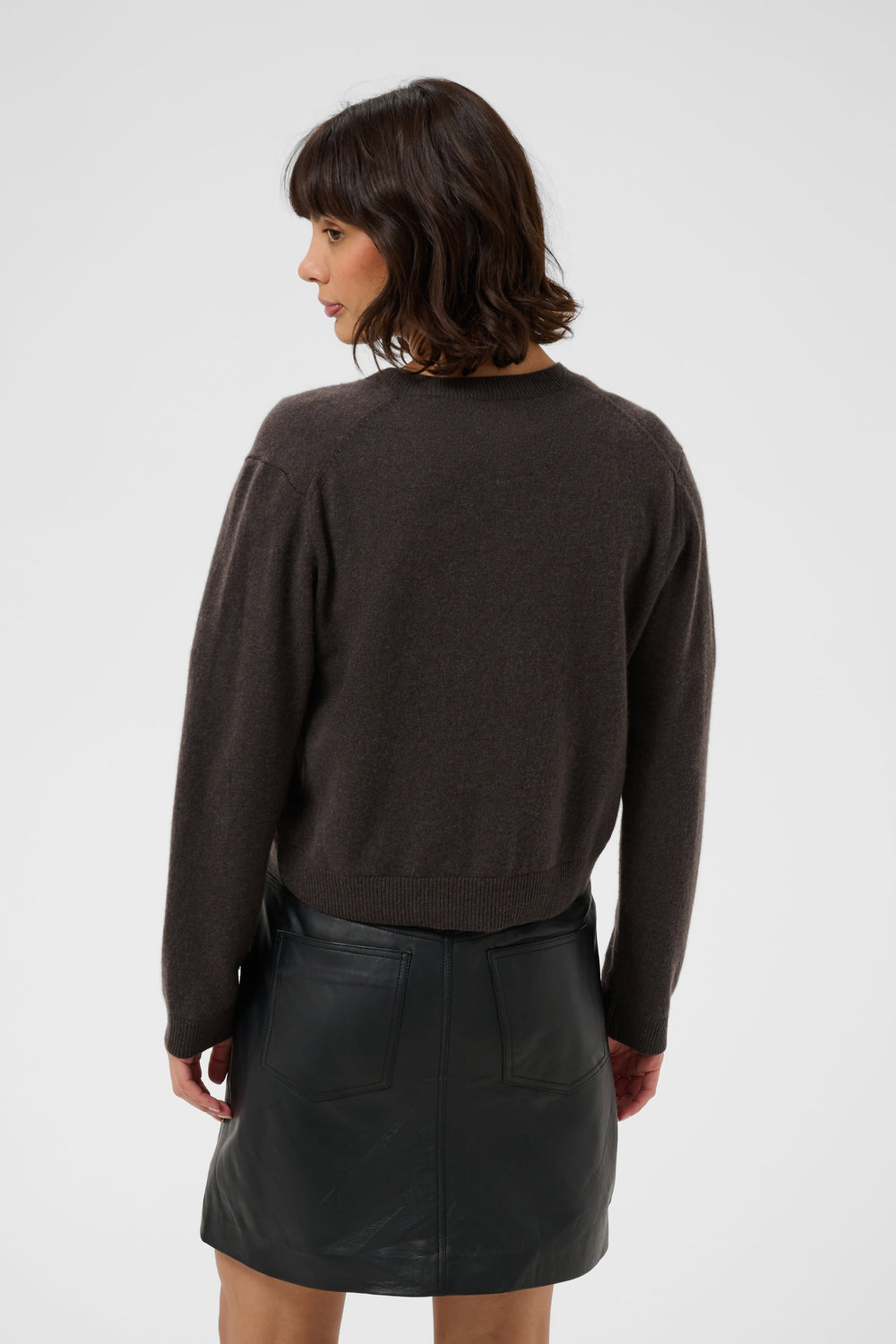 Cardigan Carimi en maille à col rond pour femme Part Two