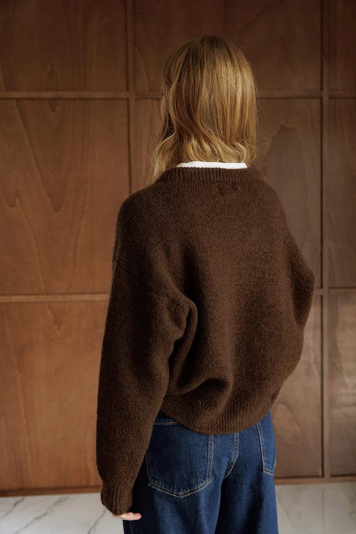 Cardigan en tricot à fermeture éclair pour femme Indi &amp; cold