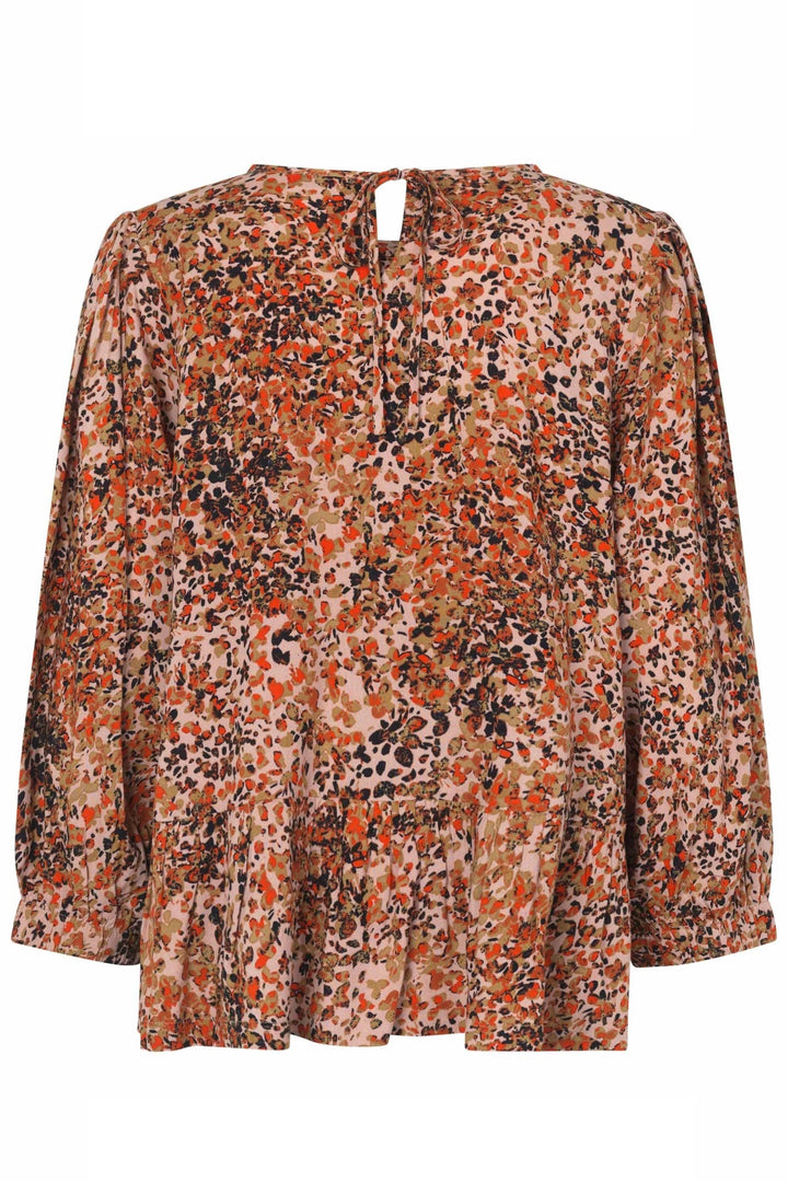 Blouse with flowers