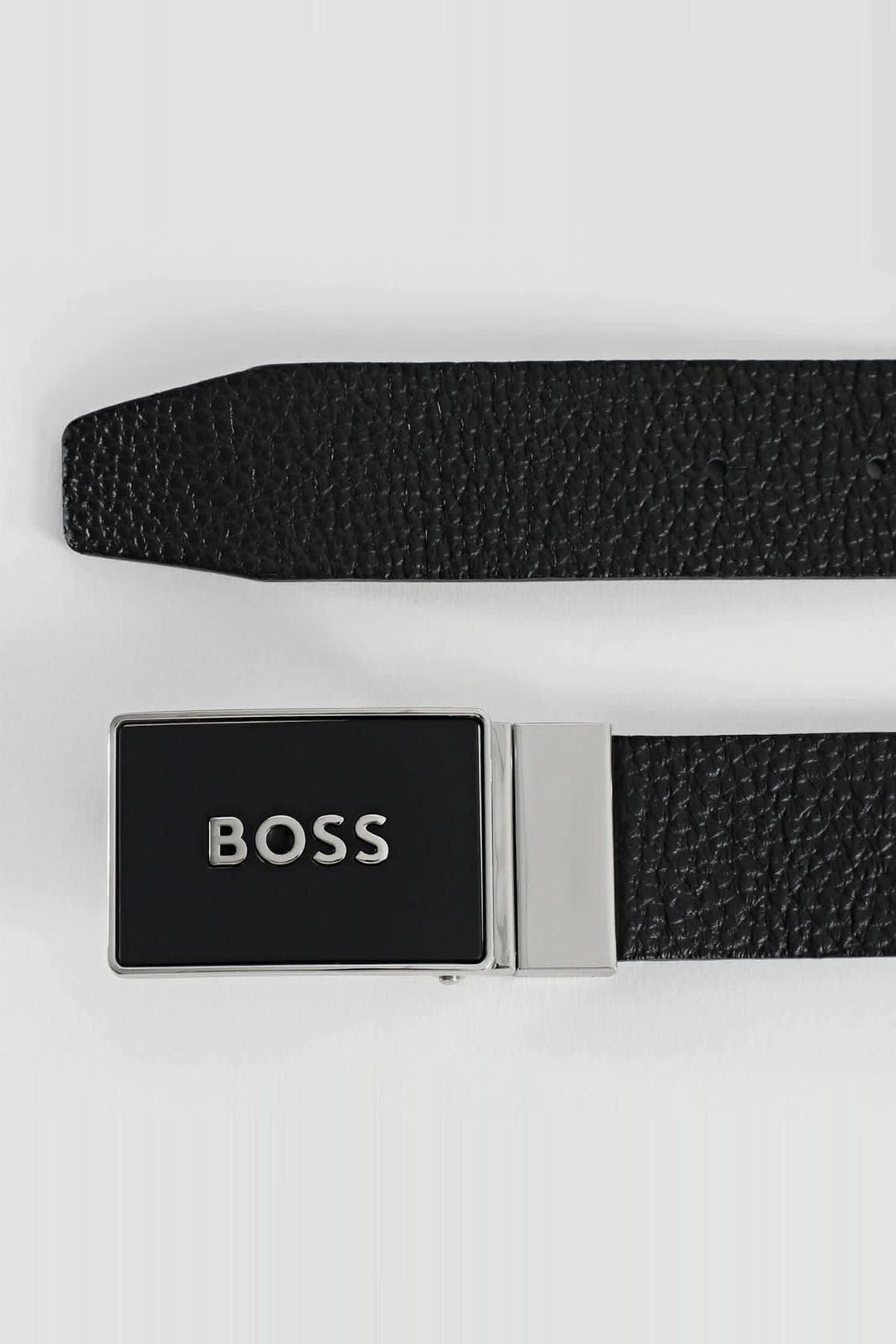 Ceinture à boucle plaque avec logo pour homme Hugo Boss
