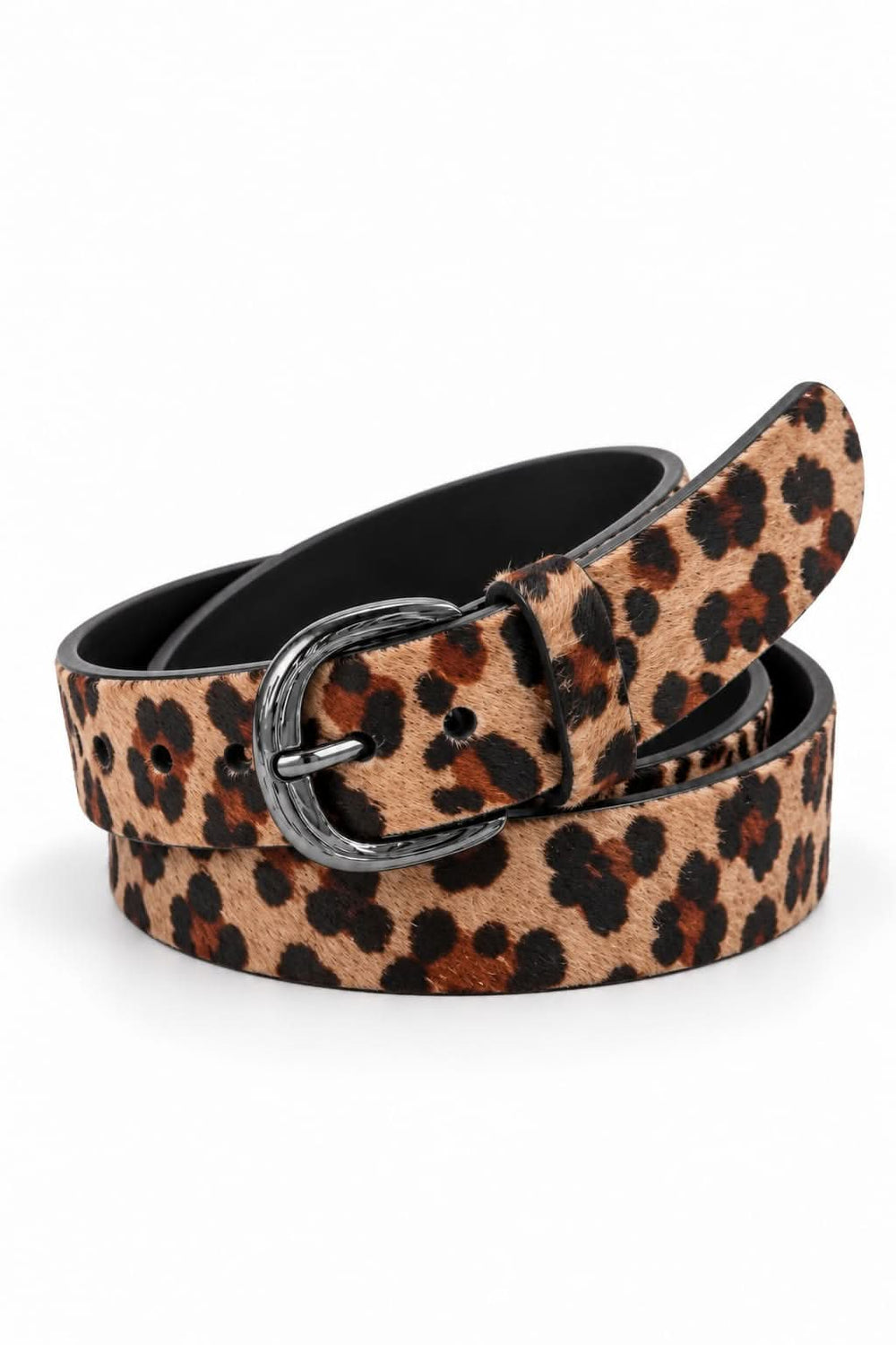 Women's Landes pony-hair-effect belt