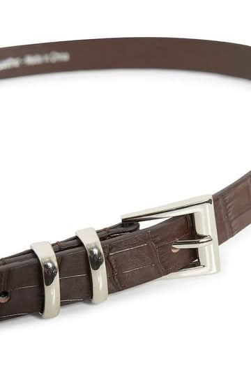 Ceinture fine effet croco Marci pour femme Inwear