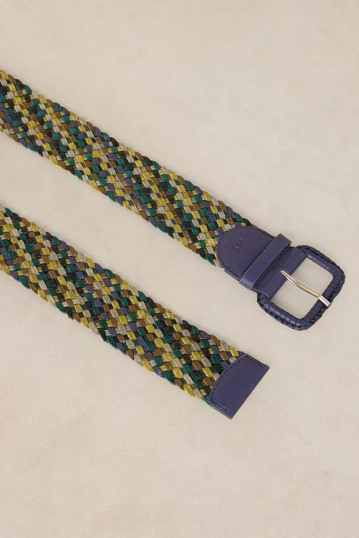 Multicoloured braided belt for women White Stuff