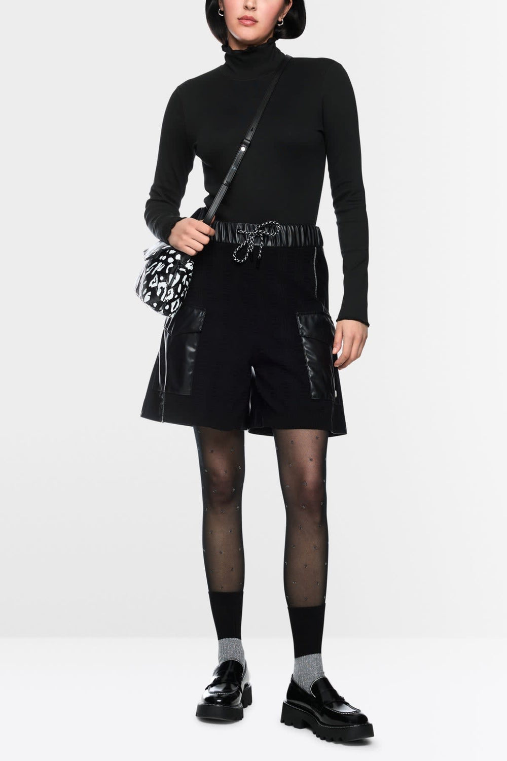 Chandail à col roulé en coton extensible pour femme Marc Cain