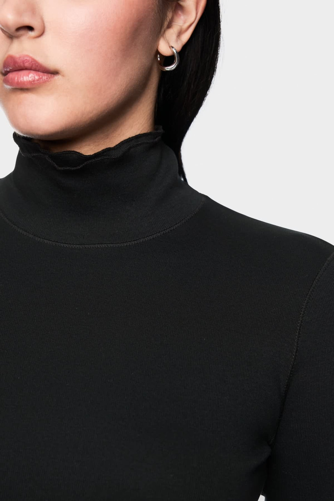 Chandail à col roulé en coton extensible pour femme Marc Cain