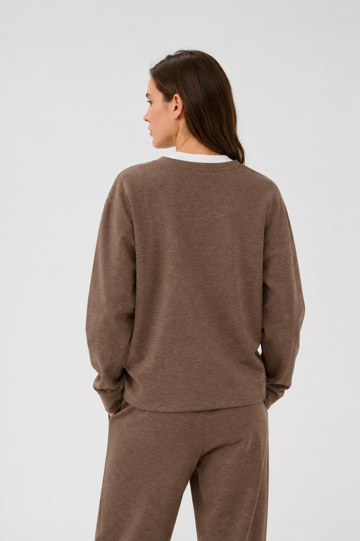 Chandail à manches longues et col rond pour femme Inwear
