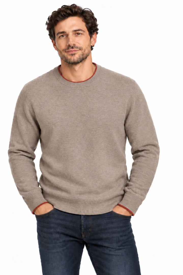 Chandail en laine et cachemire pour homme Gran sasso