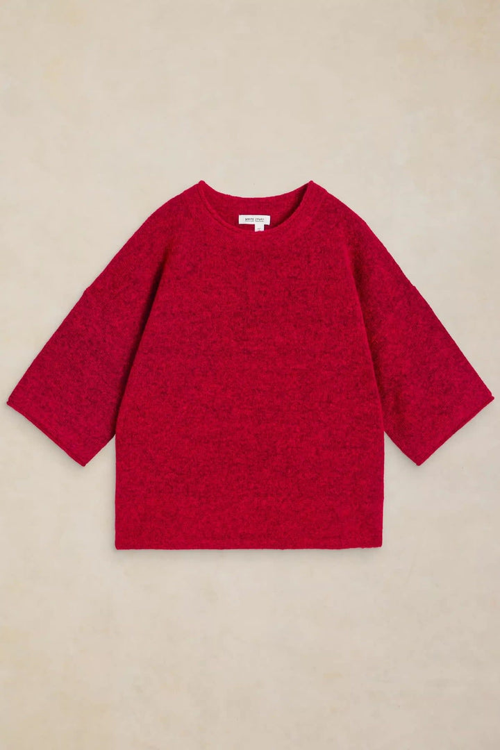 Chandail en tricot à manches courtes pour femme White Stuff