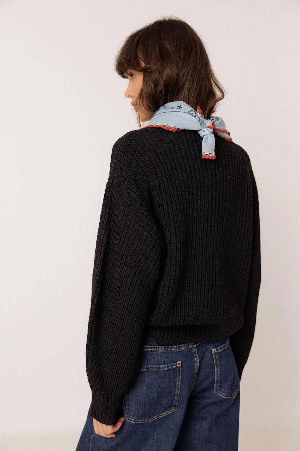 Women's rib-knit mock-neck sweater Indi & cold