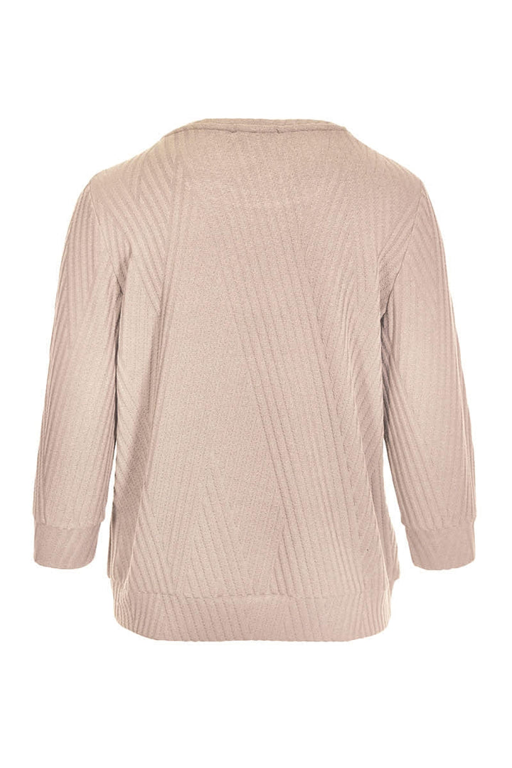 Chandail texturé à manches trois-quarts pour femme kennys