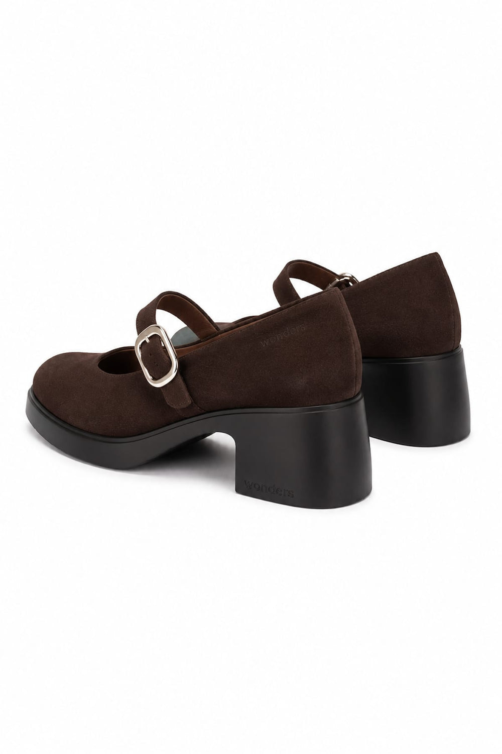 Chaussures de ville à talon et bride à boucle pour femme Wonder