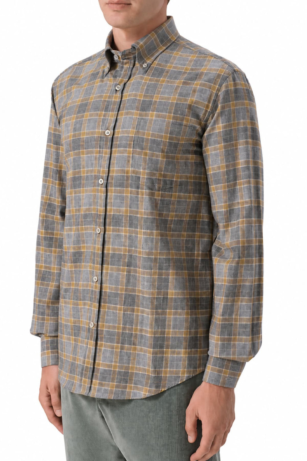 Chemise à carreaux vue de face pour homme Paul and Shark