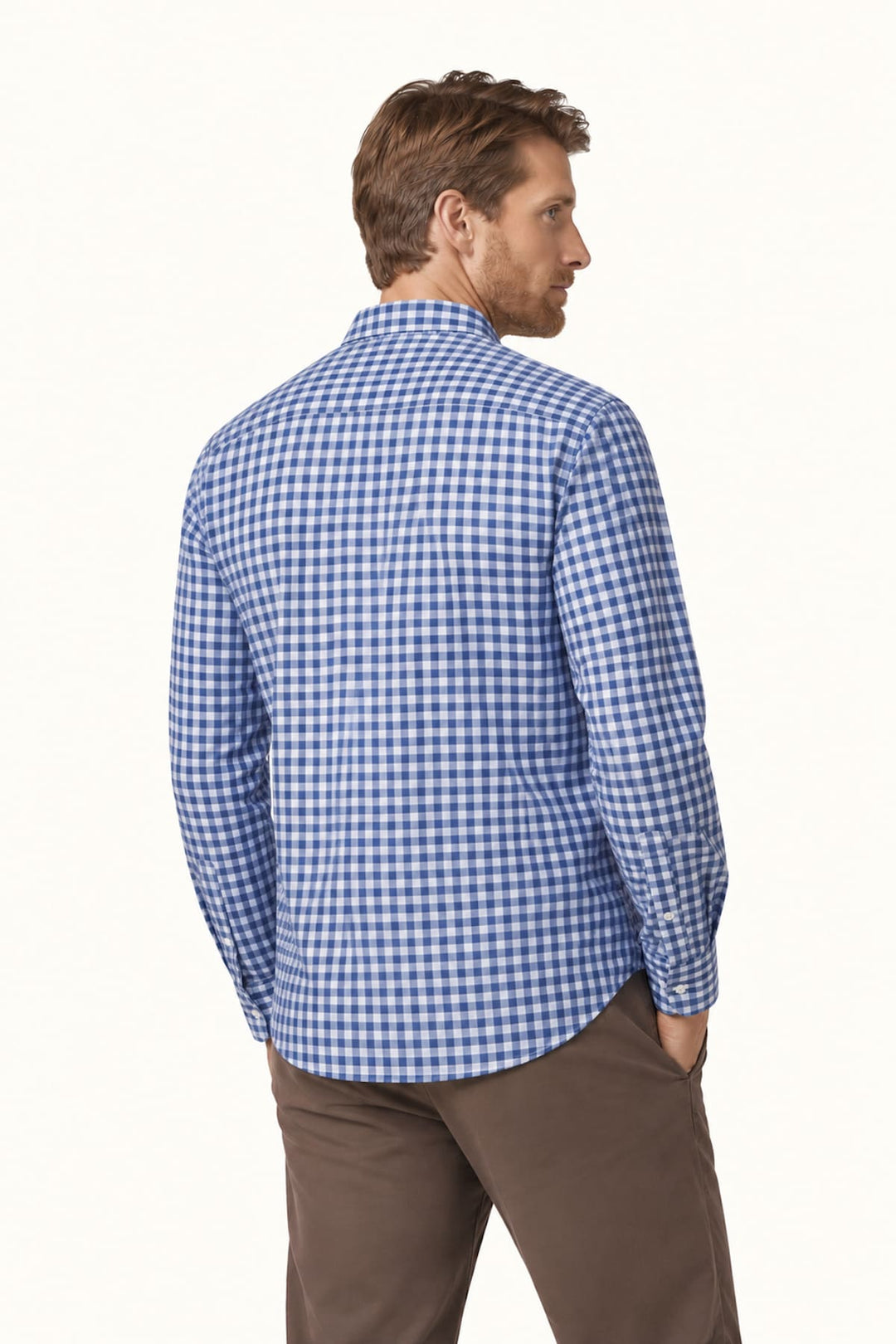 Chemise à carreaux vichy vue de face pour homme Paul and Shark