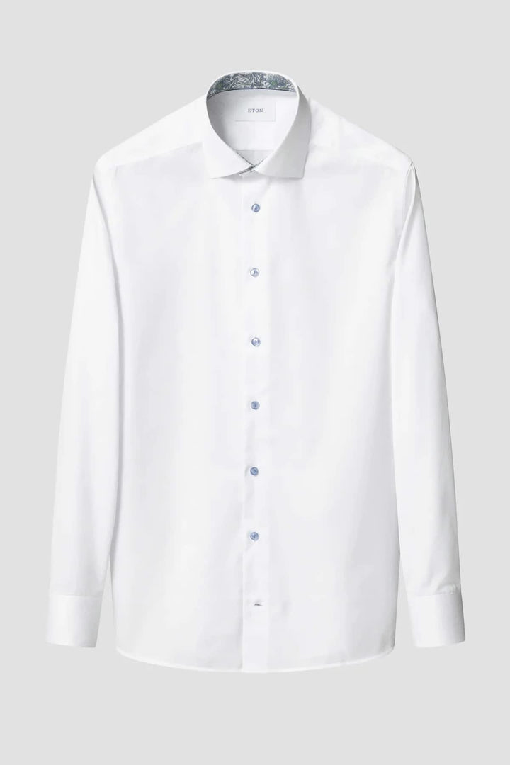 Front view of a white Eton men&