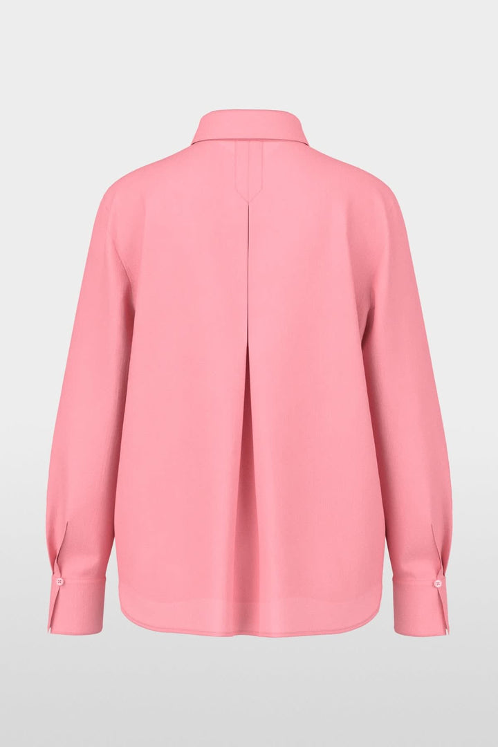 Front view of the flowy blouse for women by Marc Cain