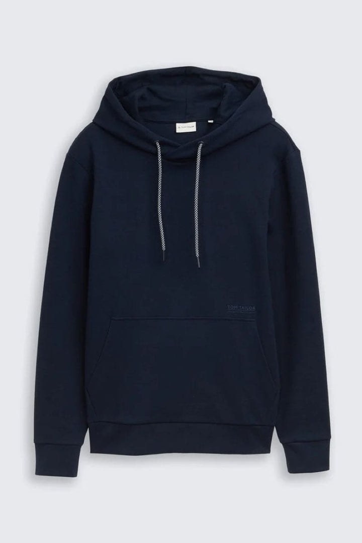 Vue avant coton ouaté essentiel Tom Tailor pour homme gris avec capuchon - Valérie Simon