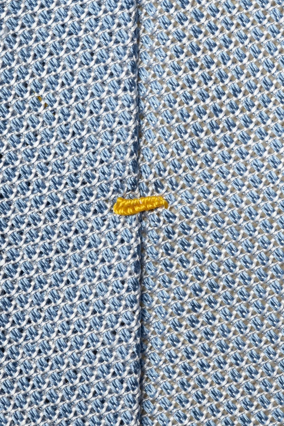Eton richly textured silk grenadine tie, close-up view, men&