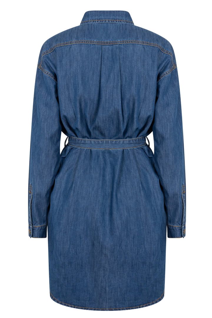 Robe chemisier denim