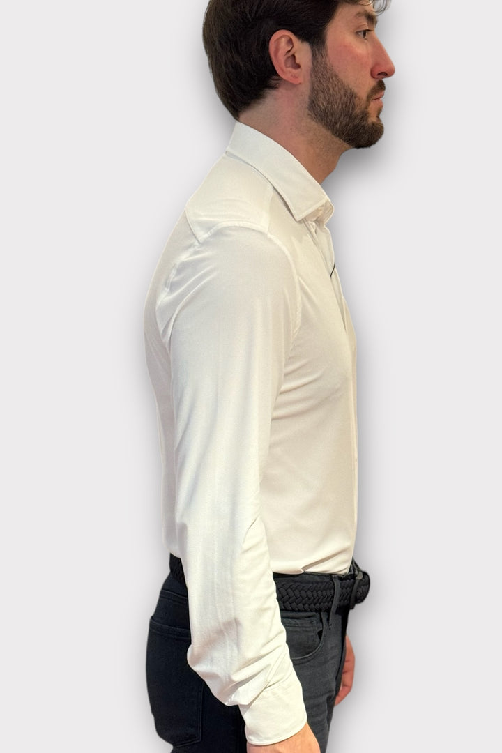 Textured stretch shirt