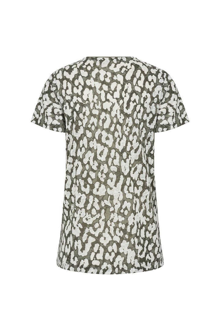 Printed V-neck T-shirt