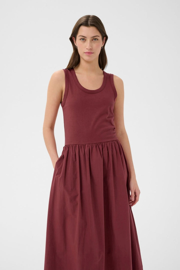 Robe midi à jupe ample Bodhi