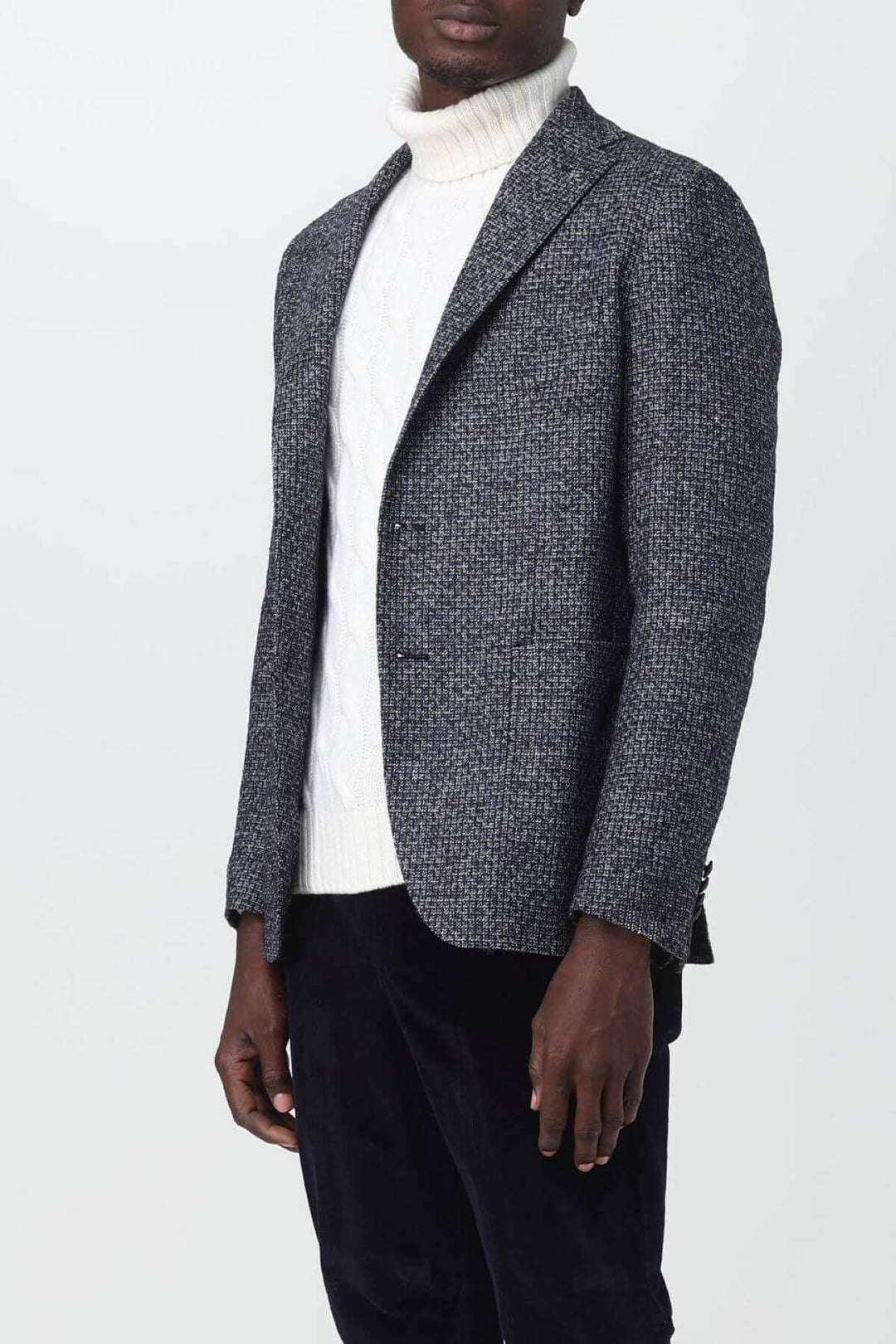 Textured wool jacket