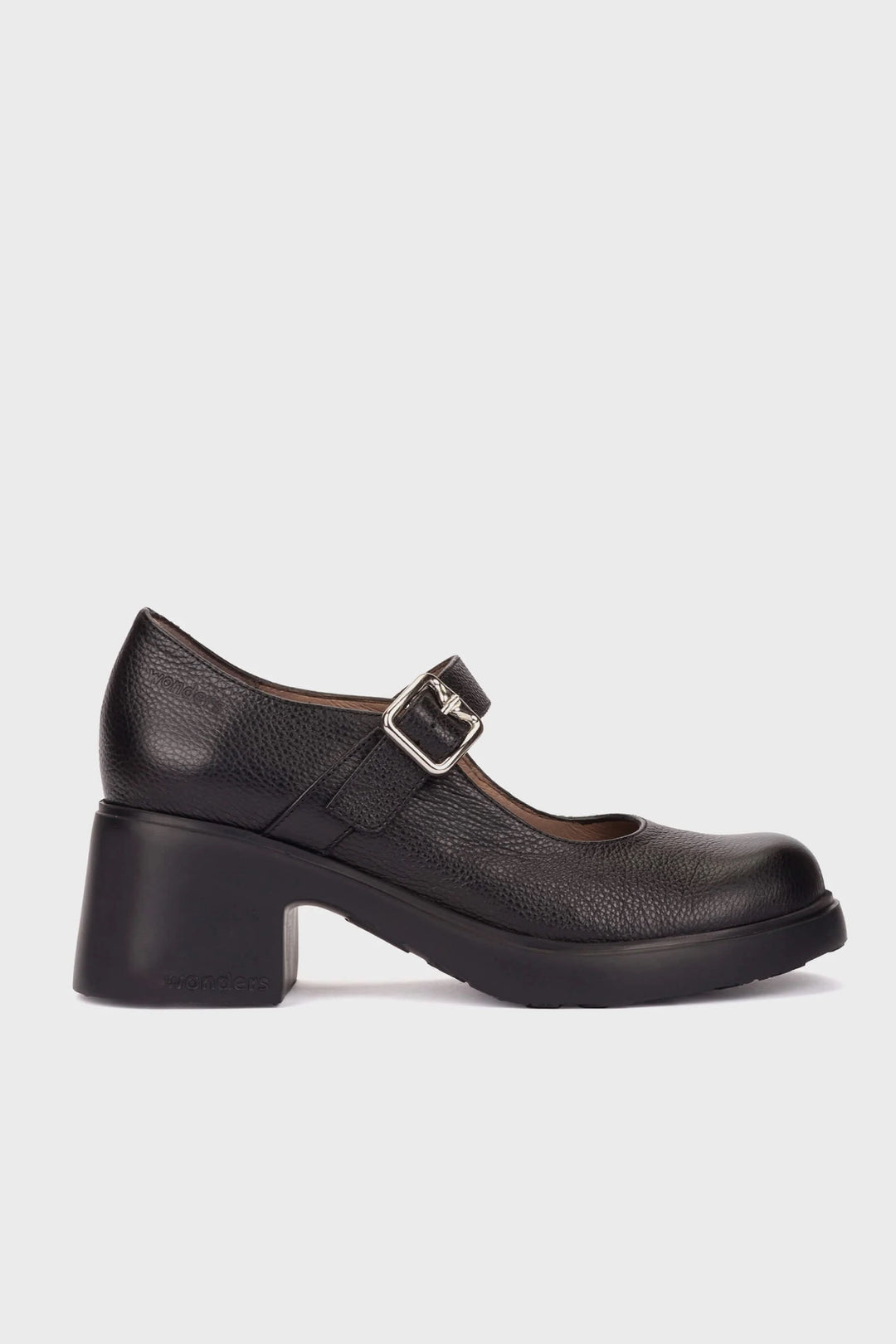 Chaussures de ville à bride et talon bloc