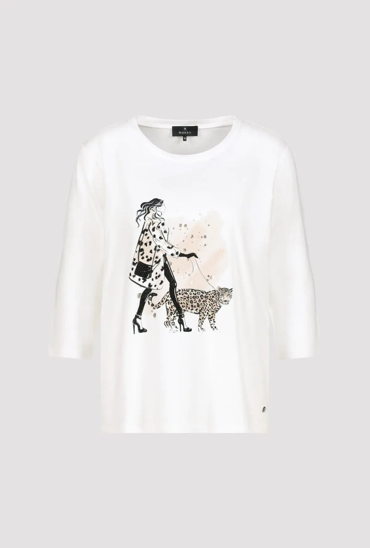 Women's printed sweater