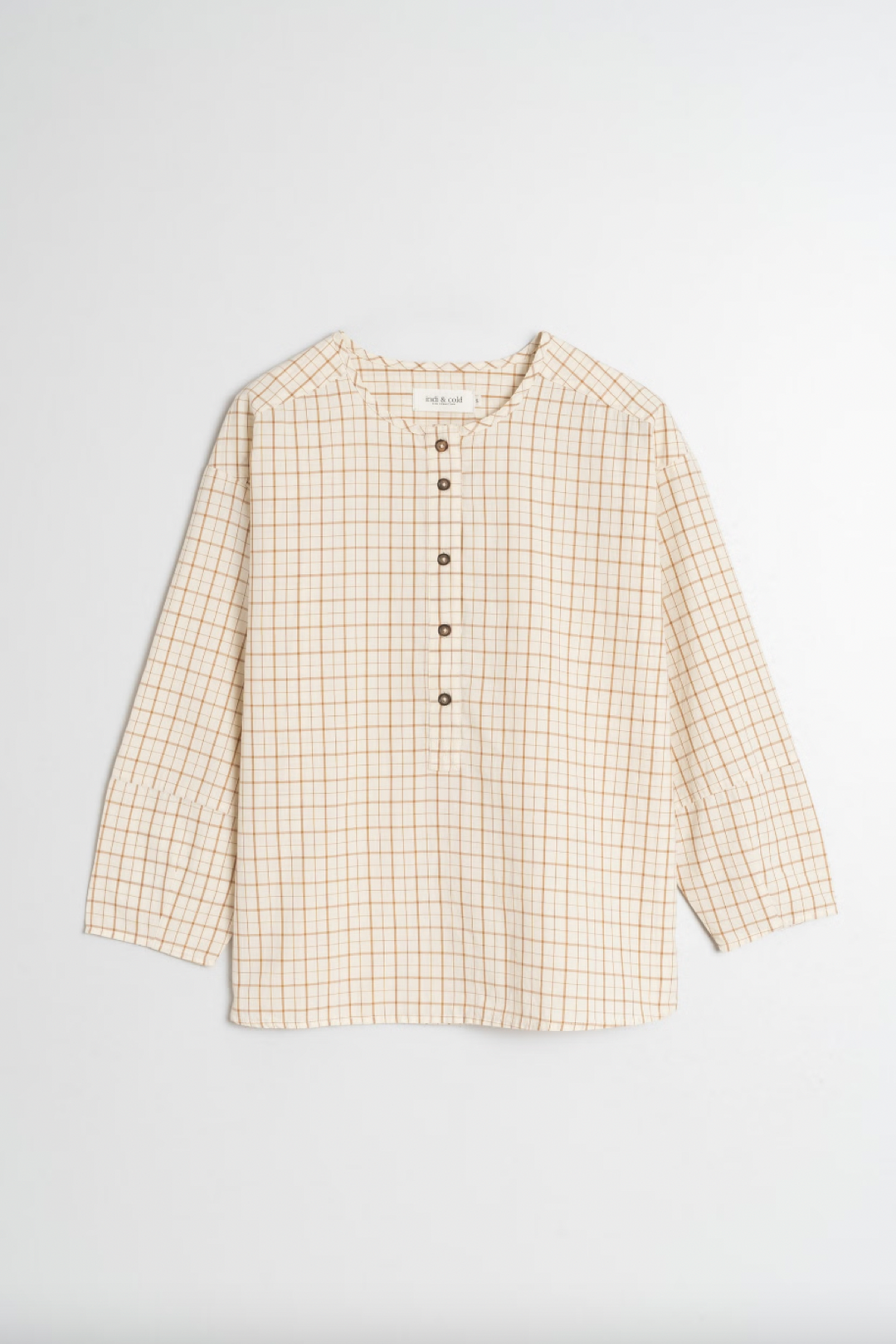 Blouse à carreaux