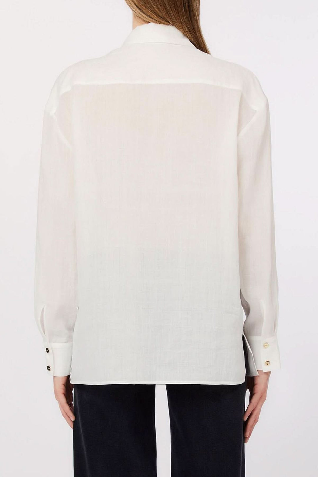Flowy shirt with patch pockets