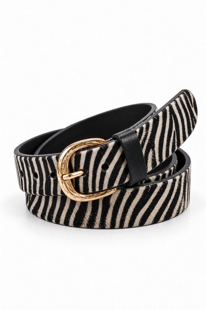 Textured short-hair belt 