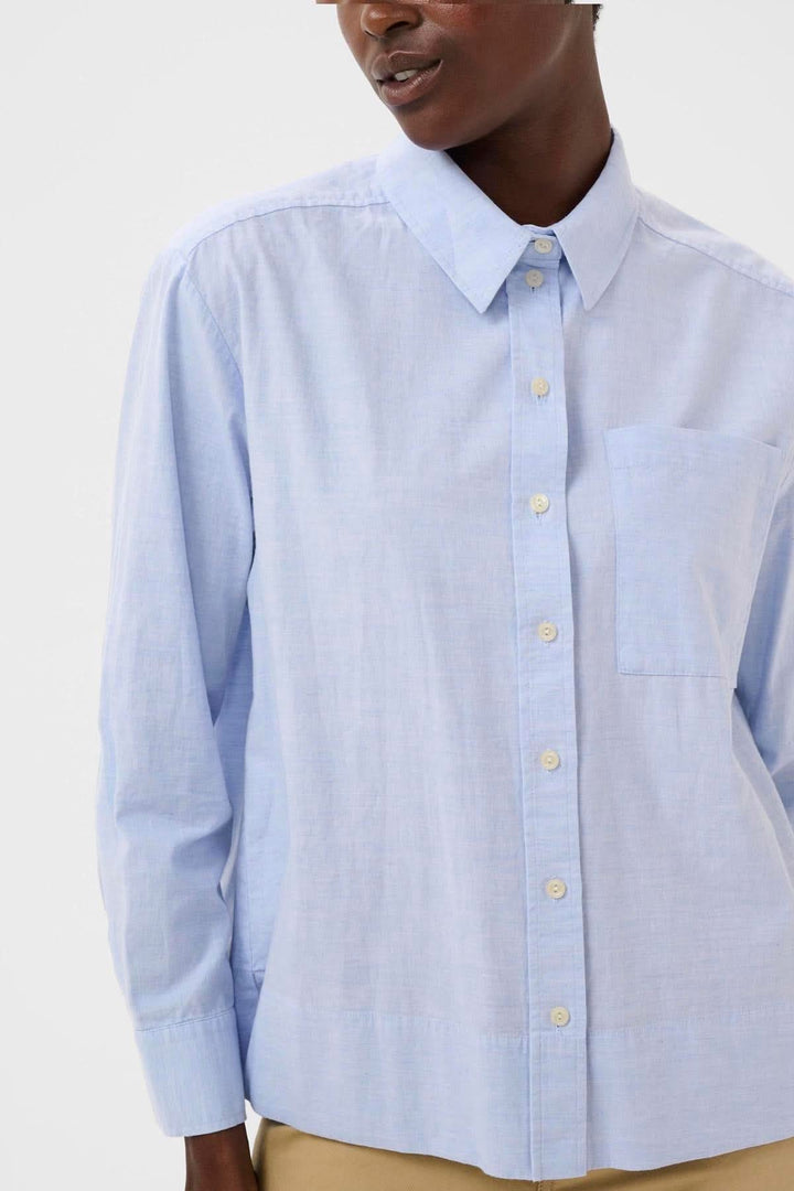 Chemise classique en popeline Nenee