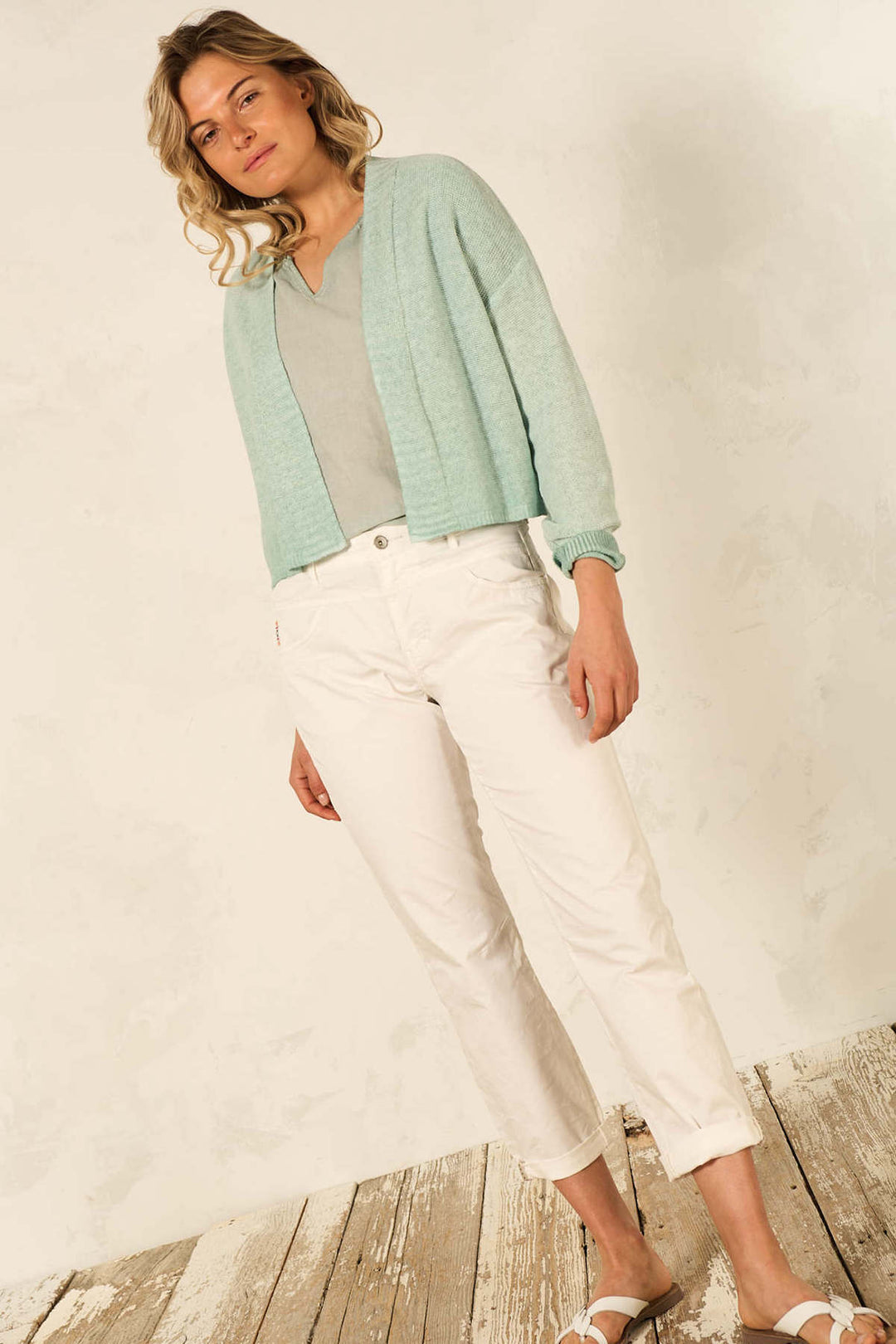 Cropped cardigan